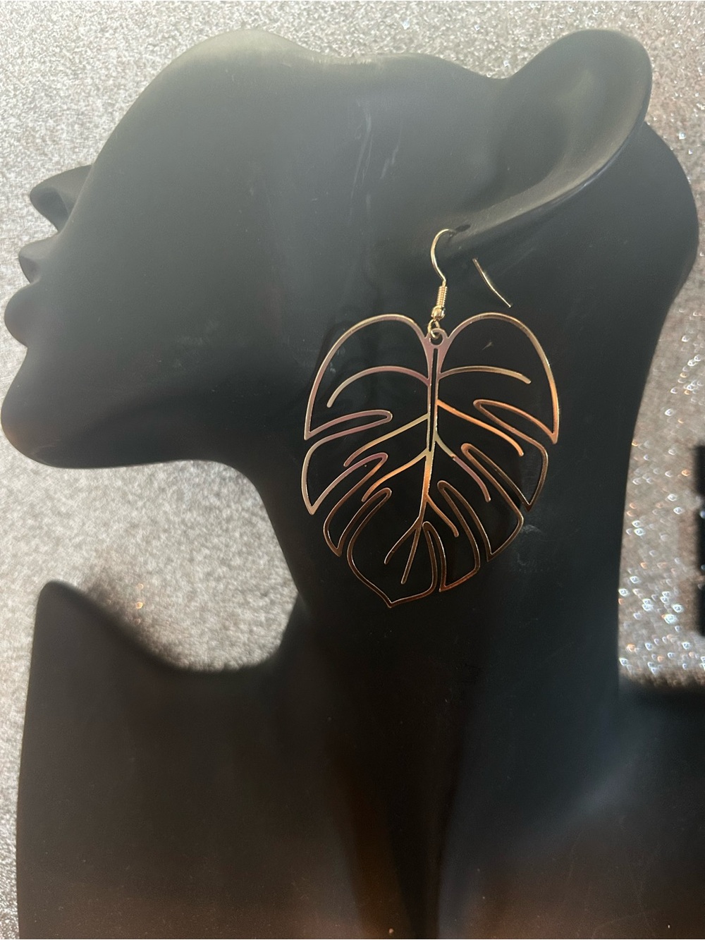 Gold Leaf Cutout Dangle Earrings - Women Jewelry